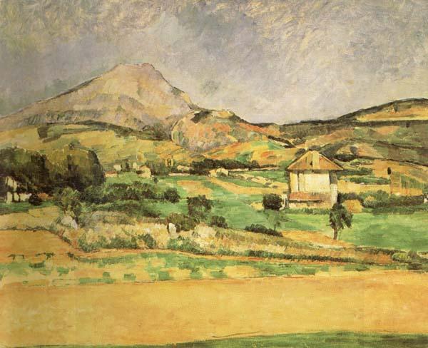 Paul Cezanne La Montagne Sainte-Victoire vue du chemin de Valcros oil painting picture